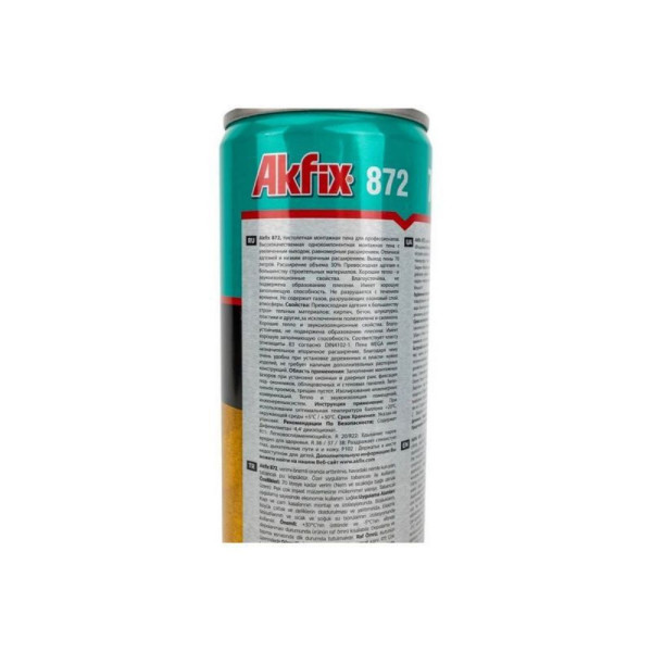 Пена монтажная Профессиональная полиуретановая Akfix 872, 70 л. (1020 гр.) (FA070)