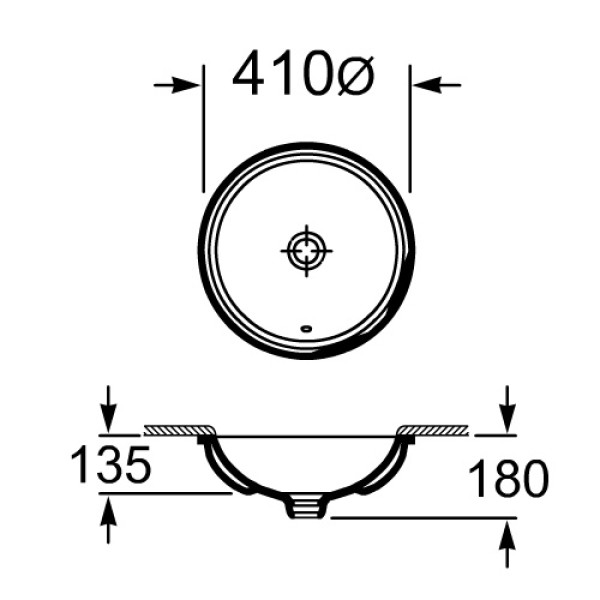 Раковина врезная Roca Foro 41 (327884000) Раковина врезная Roca Foro 41 (327884000)