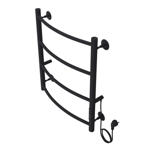 Полотенцесушитель электрический Azario Verona 500x600 черный Полотенцесушитель электрический Azario Verona 500x600 черный