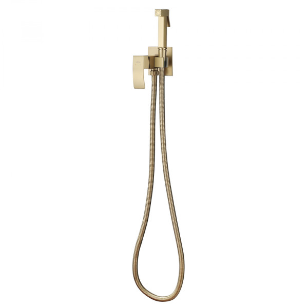 Смеситель с гигиеническим душем Abber Wasserfall Золотой (AF8625G) Смеситель с гигиеническим душем Abber Wasserfall Золотой (AF8625G)