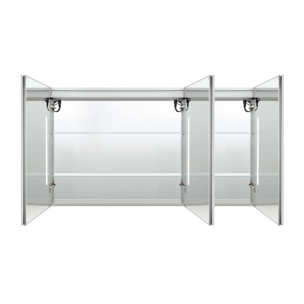 Шкаф зеркальный алюминиевый Aquatek с подсветкой 1200x700x133 антизапотевание (AQ7129-MLC) Шкаф зеркальный алюминиевый Aquatek с подсветкой 1200x700x133 антизапотевание (AQ7129-MLC)