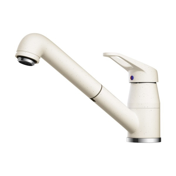 Смеситель для кухни Omoikiri Tateyama-S-WH белый, вытяжной излив (4994138) Смеситель для кухни Omoikiri Tateyama-S-WH белый, вытяжной излив (4994138)