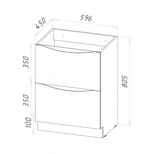 Тумба напольная BelBagno Marino 60 Bianco Lucido (Marino-600-2C-PIA-BL-P) Тумба напольная BelBagno Marino 60 Bianco Lucido (Marino-600-2C-PIA-BL-P)