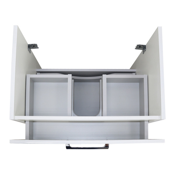 Тумба подвесная Azario с раковиной Ника 60 с раковиной Tempo 60 (CS00091367)