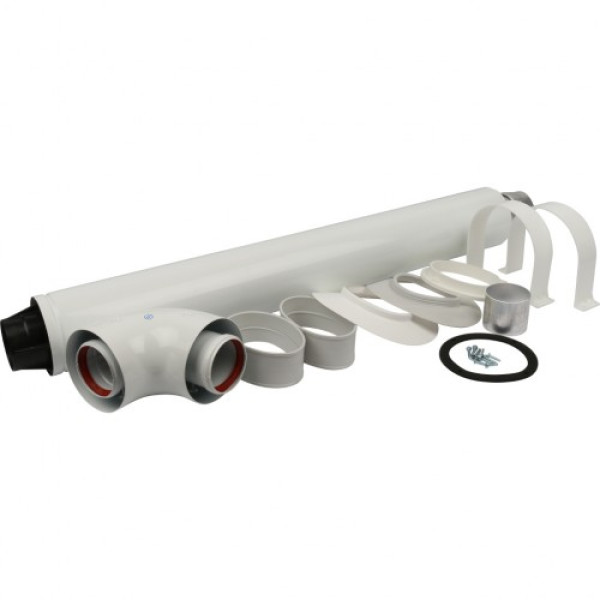 Дымоход коаксиальный Stout для прохода через стену универсальный комплект D 60/100 (SCA-6010-200850)