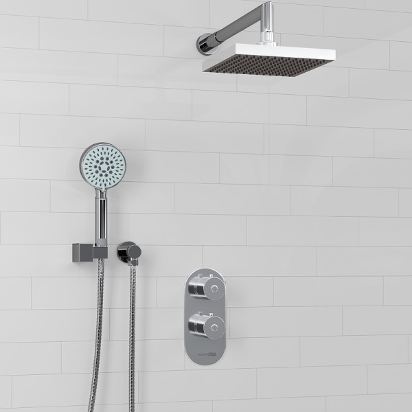 Душевая система WasserKRAFT хром (A16028 Thermo) Душевая система WasserKRAFT хром (A16028 Thermo)