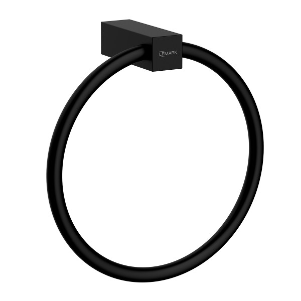 Полотенцедержатель Lemark Valday черный (LMA-8113S2-BL)