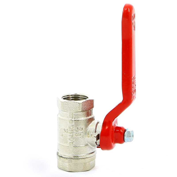 Кран Itap 3/8" ВВ шаровый Ideal (красная ручка) (0900038)
