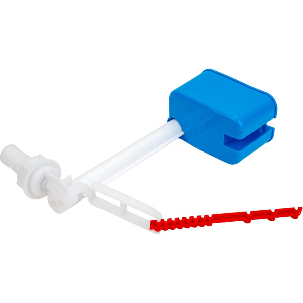 Арматура для смывного бачка АНИ (боковой подвод 1/2" (пластик), 1-уровень, металл. ручка шток эконом) АНИ пласт (WC4050M)