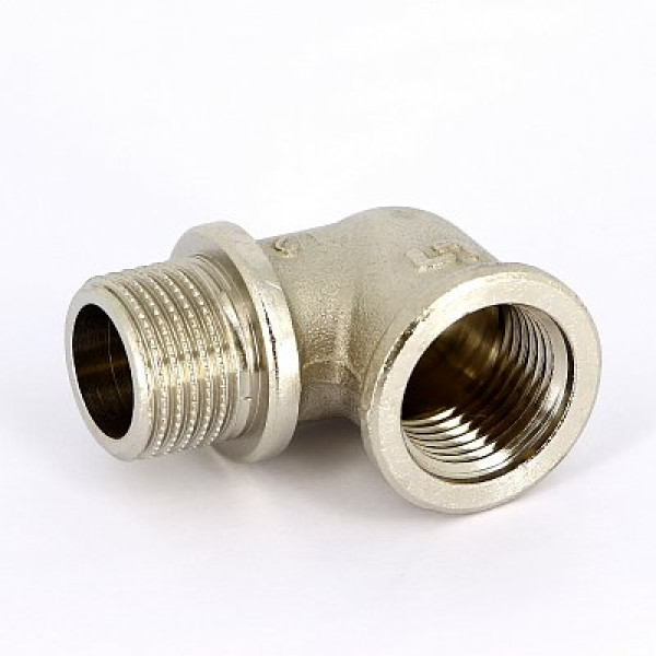 Угольник 1/2" ВН с упором Uni-Fitt (никель) 612N2200