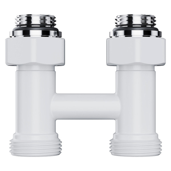 Фитинг двойной со встроенным шаровым краном Royal Thermo Design прямой 1/2"х3/4" EK (белый) (RANDP11234WH) Фитинг двойной со встроенным шаровым краном Royal Thermo Design прямой 1/2"х3/4" EK (белый) (RANDP11234WH)
