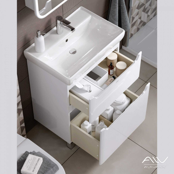 Тумба напольная Lana Alavann 60 (белая)