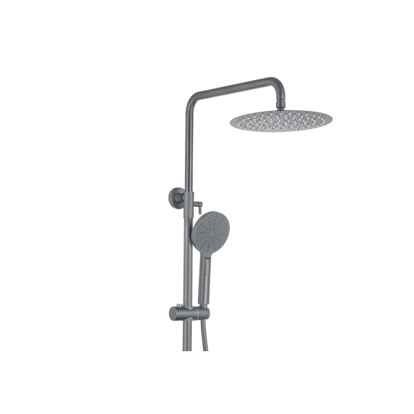 Душевая система Aquatek Вега оружейная сталь (AQ2040BGM)