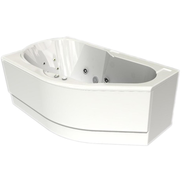 Ванна акриловая Акватек Таурус 170х100 L на каркасе, с фронтальным экраном, слив-перелив Ванна акриловая Акватек Таурус 170х100 L на каркасе, с фронтальным экраном, слив-перелив