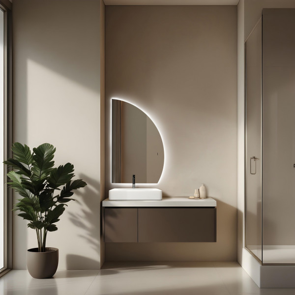 Зеркало Abber Teil 68,6x109,7 с подсветкой, бесконтактный выключатель, диммер (AG6504SL) Зеркало Abber Teil 68,6x109,7 с подсветкой, бесконтактный выключатель, диммер (AG6504SL)