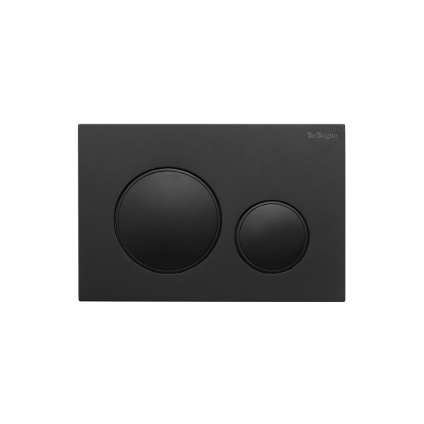 Клавиша смывная BelBagno черный матовый (BB-17C-NERO.M)