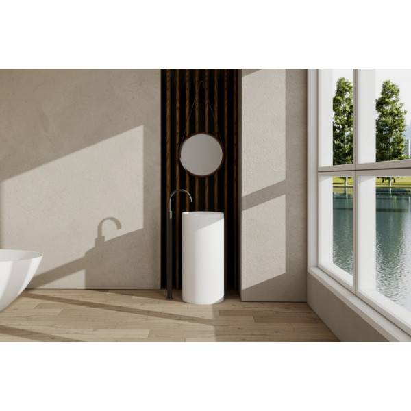 Раковина напольная Stein (белый матовый) Раковина напольная Stein (белый матовый)