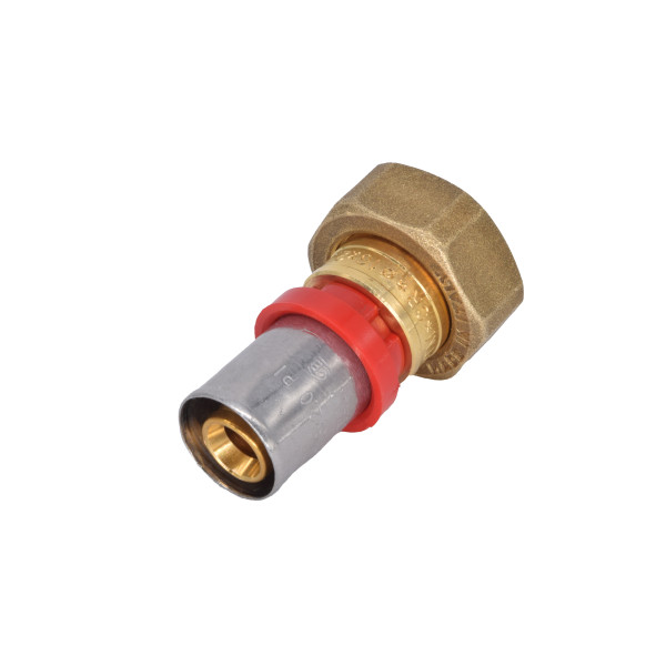 Соединение прямое Tiemme 16х3/4" с накидной гайкой (пресс) (1650133 / 1665G001605CZ) Соединение прямое Tiemme 16х3/4" с накидной гайкой (пресс) (1650133 / 1665G001605CZ)