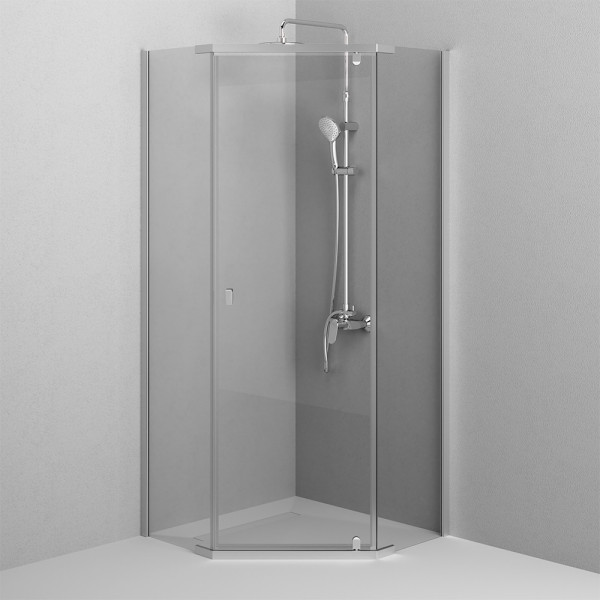 Душевой уголок AM.PM Sunny 88x88x195 стекло прозрачное, профиль хром матовый (W87G-405-9090-MT) Душевой уголок AM.PM Sunny 88x88x195 стекло прозрачное, профиль хром матовый (W87G-405-9090-MT)