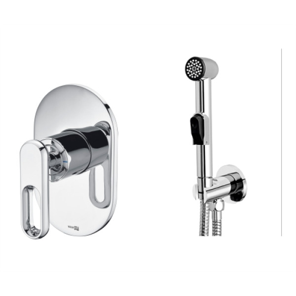 Смеситель с гигиеническим душем WasserKRAFT A111856 со шлангом 100 см