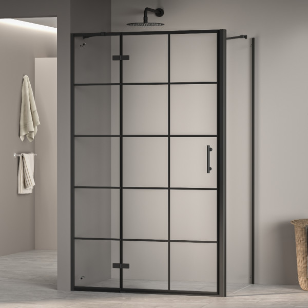 Душевой уголок RGW Passage 120x120 стекло прозрачное, профиль черный (41087722-084L)