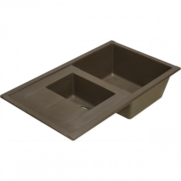 Мойка для кухни врезная Aquaton Делия 87 510x870x218 кофе (1.A716.2.32D.E28.0)