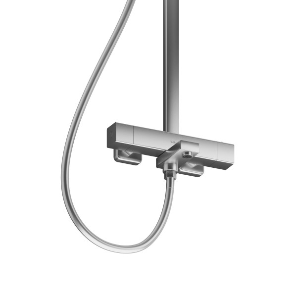 Душевая система BelBagno Kraft с душевой гарнитурой сатин (KRAFT-VSCM-T-IN) Душевая система BelBagno Kraft с душевой гарнитурой сатин (KRAFT-VSCM-T-IN)