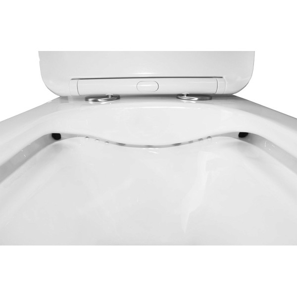 Унитаз напольный Lodi безободковый моноблок с сиденьем микролифт 665x350x750 (AZ-8617) Унитаз напольный Lodi безободковый моноблок с сиденьем микролифт 665x350x750 (AZ-8617)