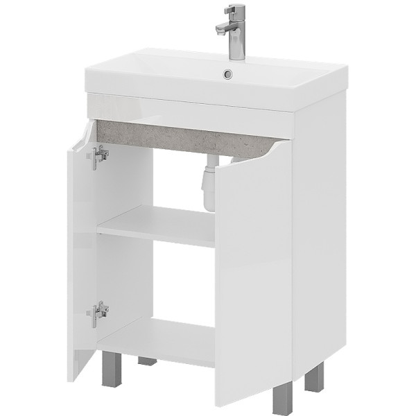 Тумба напольная Volna Lake 695x800 белая (tnLAKE70.2D-01) Тумба напольная Volna Lake 695x800 белая (tnLAKE70.2D-01)