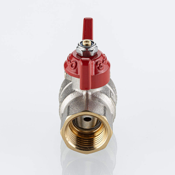 Кран 1/2" ВН шаровый Valtec Base-ГОСТ (красная бабочка) VT.218S.N.04