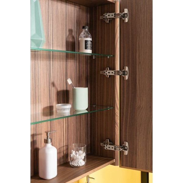 Зеркало-шкаф Aquanet Нью-Йорк 60x87,3 орех (00203951)