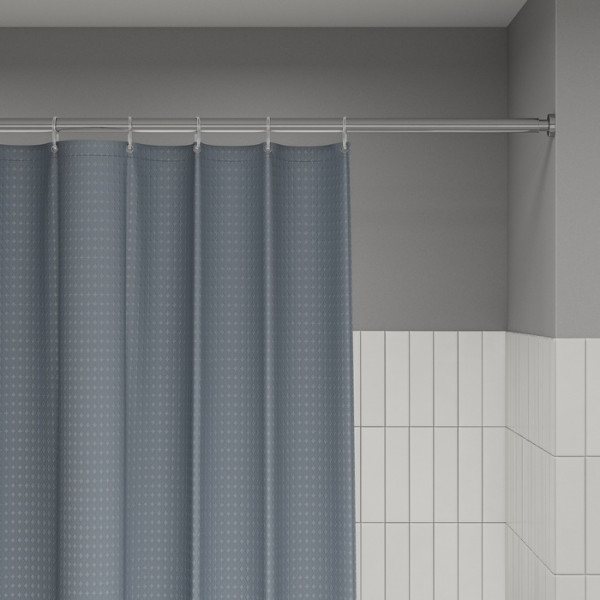 Шторка для ванн текстильная Iddis D?cor 180x200 серая (DW03P18i11) Шторка для ванн текстильная Iddis D?cor 180x200 серая (DW03P18i11)
