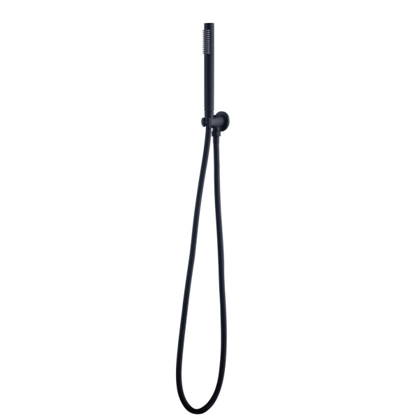 Душевой гарнитур Boheme лейка UNO+держатель+шланг 150 см Black (422-SET-B)