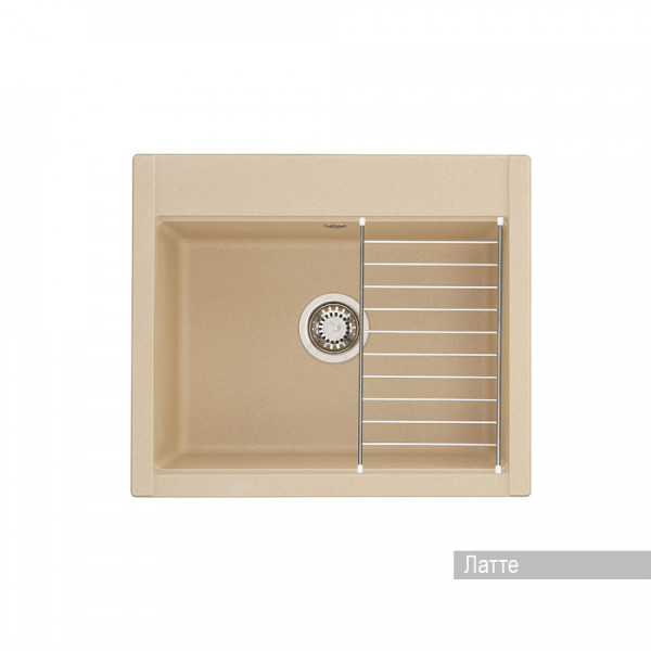 Мойка для кухни врезная Aquaton Делия 60 517x602x218 латте (1.A715.2.32L.D26.0) Мойка для кухни врезная Aquaton Делия 60 517x602x218 латте (1.A715.2.32L.D26.0)