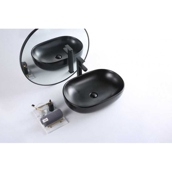 Раковина накладная BelBagno черная (BB1084-H301) Раковина накладная BelBagno черная (BB1084-H301)