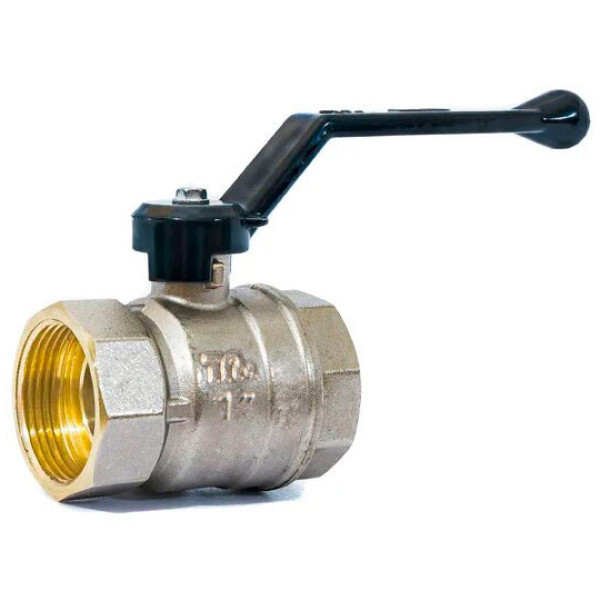 Кран 1" ВВ шаровый TeRma NEOS (чёрная ручка) (32031)