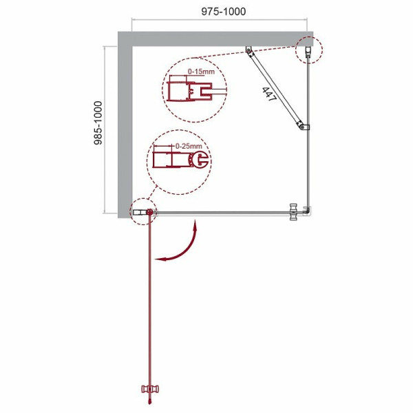 Душевой уголок BelBagno Etna 100x100 стекло прозрачное, профиль хром (ETNA-A-1-100-C-Cr) Душевой уголок BelBagno Etna 100x100 стекло прозрачное, профиль хром (ETNA-A-1-100-C-Cr)