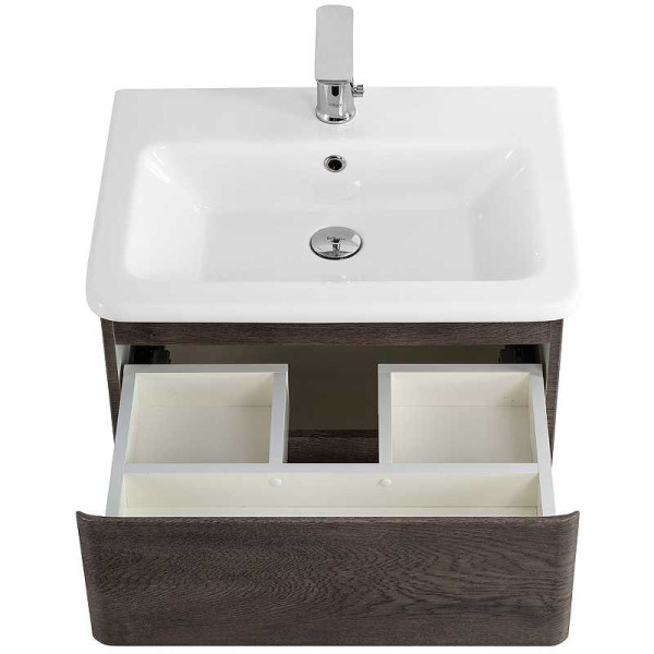 Тумба подвесная BelBagno Albano-CER 60 Rovere Nature Grigio (ALBANO-CER-600-2C-SO-RNG)