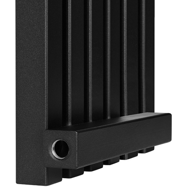Радиатор стальной трубчатый Stout Tube Quadro QV40-1750-6 боковое подключение (черный матовый муар) (STQV4017506RAL1T103S9005) Радиатор стальной трубчатый Stout Tube Quadro QV40-1750-6 боковое подключение (черный матовый муар) (STQV4017506RAL1T103S9005)