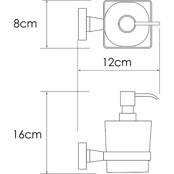 Дозатор WasserKRAFT Rhin (K-8799)