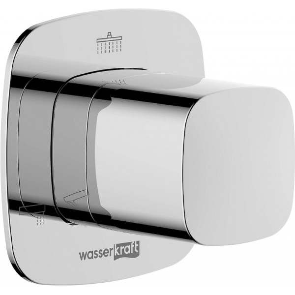 Переключатель на 3 выхода WasserKRAFT хром (A313)