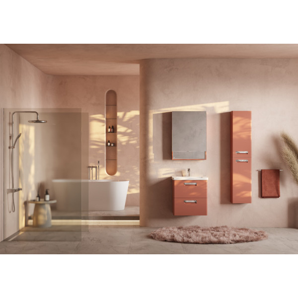 Шкаф зеркальный Roca The Gap Original 800x129x850 терракота (Z.RU93.0.784.0) Шкаф зеркальный Roca The Gap Original 800x129x850 терракота (Z.RU93.0.784.0)
