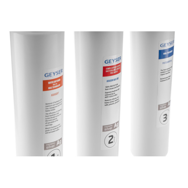 Комплект сменных картриджей для Гейзер Смарт Макс Био (50108) Комплект сменных картриджей для Гейзер Смарт Макс Био (50108)