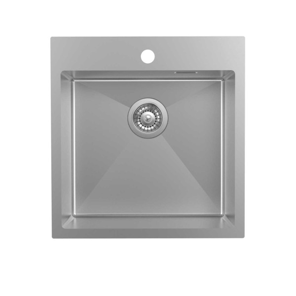 Мойка для кухни врезная Iddis Haze 510x490x200 хром сатин (HAZ49S0i77)