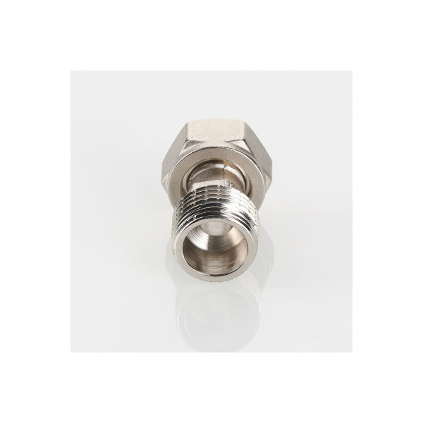 Переход с накидной гайкой 1/2" ВН Valtec (никель) (VTr.613.N.0404) Переход с накидной гайкой 1/2" ВН Valtec (никель) (VTr.613.N.0404)