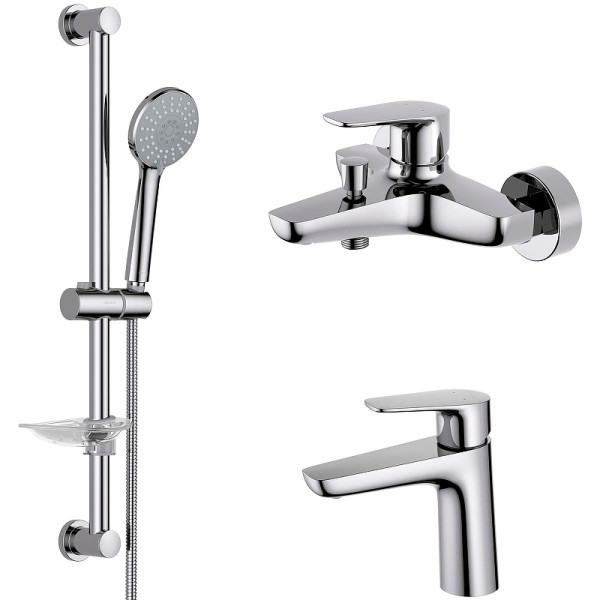 Комплект смесителей Aquatek Бетта Set 3 в 1 AQ1110CR+AQ1140CR+AQ2013CR (AQ1130CR) Комплект смесителей Aquatek Бетта Set 3 в 1 AQ1110CR+AQ1140CR+AQ2013CR (AQ1130CR)