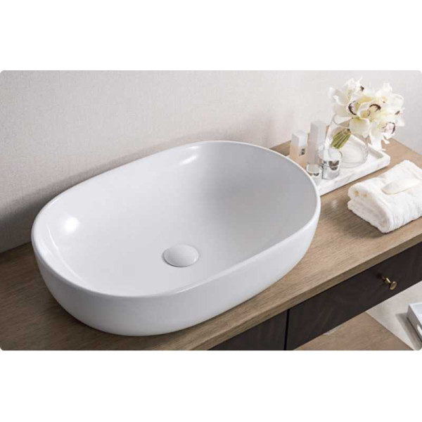 Раковина накладная BelBagno белая (BB1084)