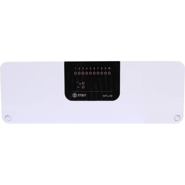 Контроллер для теплого пола проводной Stout L-10 (10 зон) (STE-0101-010000)