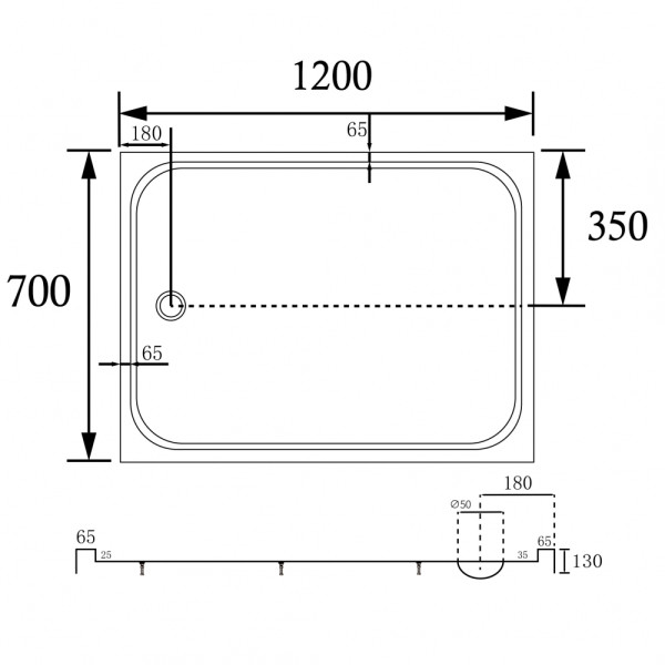 Душевой поддон Abber 120x130x70 белый (AD3C127) Душевой поддон Abber 120x130x70 белый (AD3C127)