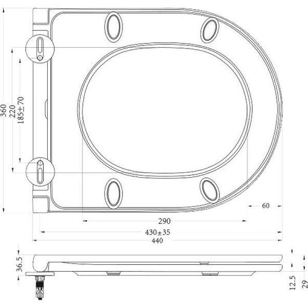 Унитаз подвесной BelBagno Sfera-Tor безободковый (BB046CH-TOR/BB870SC)